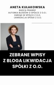 Ebook Zebrane wpisy z bloga likwidacja spółki z o.o.